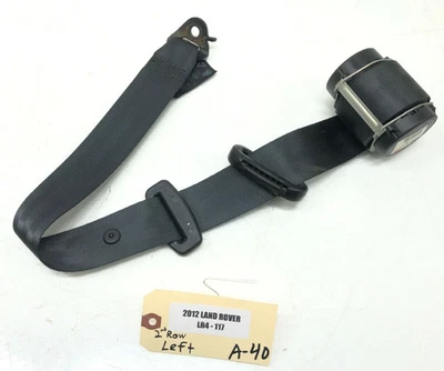 Land Rover Discovery LR4 2010-2016 retractor de cinturón de seguridad trasero izquierdo segunda fila OEM. Foto 1 de 4