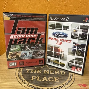 PS2 Game Bundle: Jampack Vol 10 Demo Disc w/ Manual & Ford Racing 3 -PlayStation - Picture 1 of 12