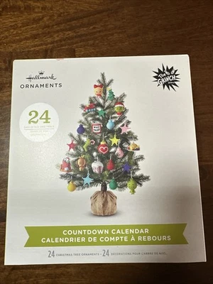 Hallmark Ornaments 24 Days Of Mini Ornaments The Grinch Countdown Calendar New - Image 1 of 2