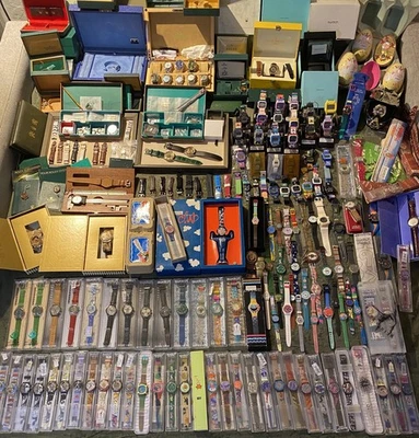 Vintage watch collection lot, Rolex/Patek Philippe Swiss/U.S.A.Shark/Straps/18K - Image 1 of 4