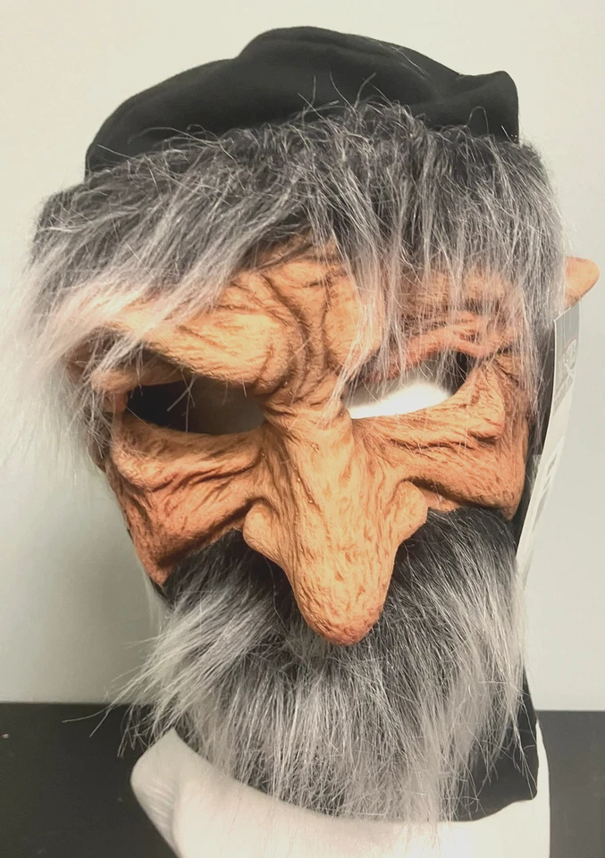 Bearded Old Man - Zagone Studios "Bernie" Moving Mouth Adult Mask - Image 1 of 4