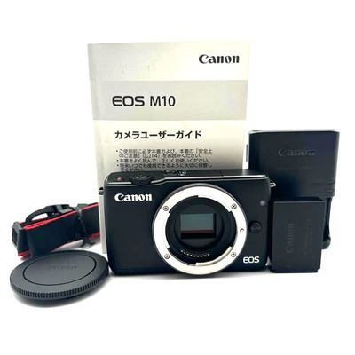 [Near Mint] Canon EOS M10 Black 18.0MP Mirrorless Digital Camera Body #400A - Image 1 of 4