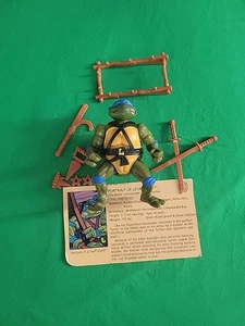 ☆1988 Tmnt Leonardo Softhead 100% Completo De Colección Teenage Mutant Ninja Turtles☆ - Imagen 1 de 5