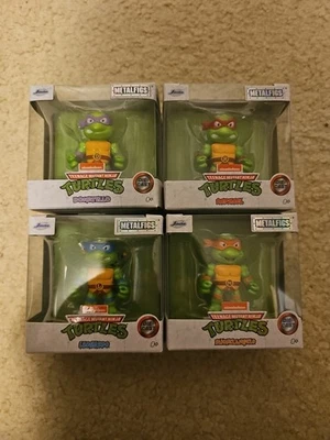 Jada Metalfigs TMNT Ninja Turtle Set 2 Inch Die-Cast Keychains - Image 1 of 2