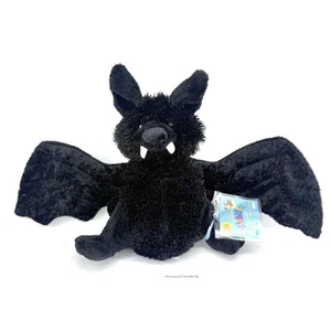 Webkinz schwarze Fledermaus HM367 mit Original Etikett & unbenutztem Code neu Vintage Plüschflügel - Bild 1 von 11