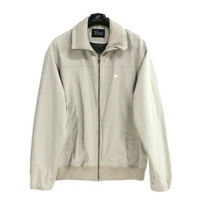 PEAK PERFORMANCE Seaside Men's Bomber Jacket Size L Beige Full Zip s3133 - Picture 1 of 7