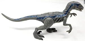 Jurassic World Dino Extreme Damage Velociraptor Blue Figure - Bild 1 von 6