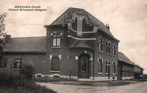 CARTE POSTALE - HERLIES -NORD - 59 - FERME WICQUART-MAGNER - Imagen 1 de 2