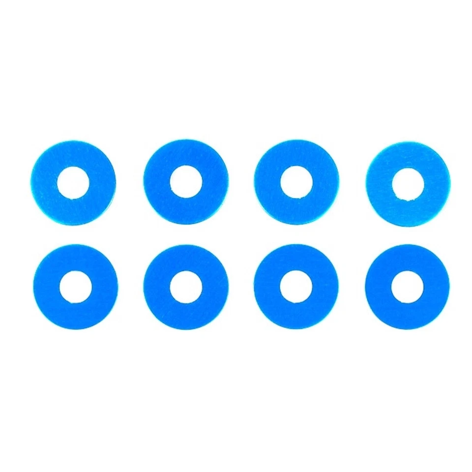 Tamiya 53646 RC Wheel Spacer Blue 0.05mm (4Pcs) and 1mm (4Pcs) - Image 1 of 1