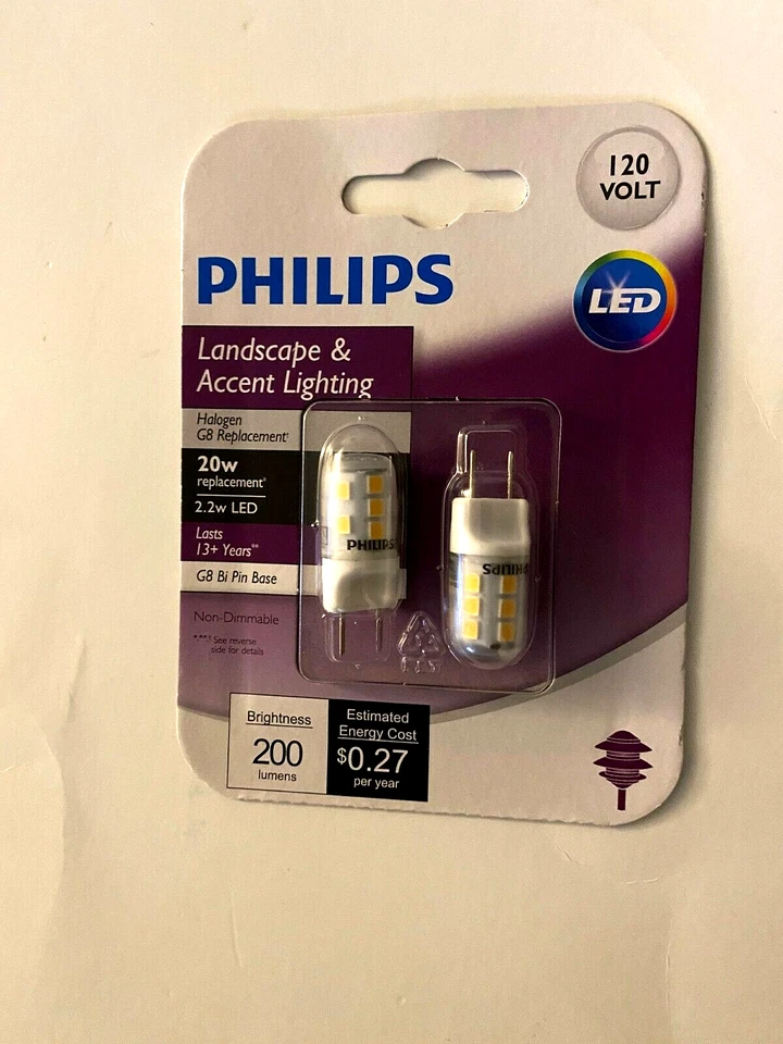 **NEW** Philips LED 20w Replacement 2-Pack Landscape Accent Lighting - Image 1 of 1