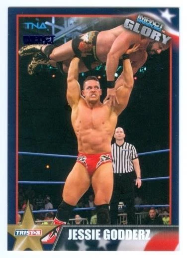 JESSIE GODDERZ "BLUE PARALLEL BASE CARD #20 /10" TRISTAR TNA GLORY - Image 1 of 1