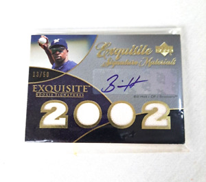 2007 Exquisite Rookie Signature Materials Gold Bill Hall Auto 50 Made