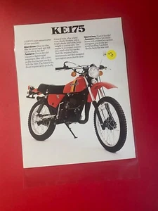 KAWASASAKI • 1980 KE175 Folleto de venta de motocicletas 80 vintage - Imagen 1 de 2