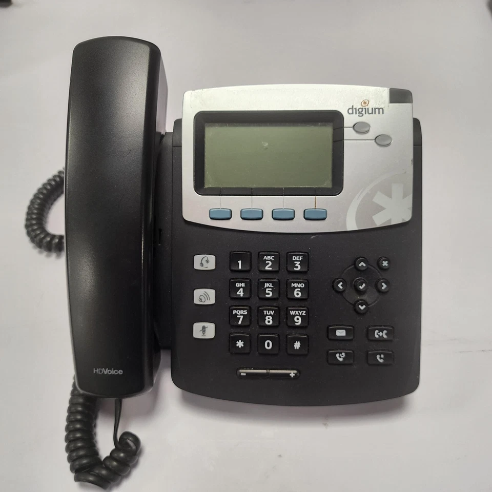 USED Digium D45 VoIP 2-Line SIP IP Phone with HD-Voice, Backlit Display, POE - Image 1 of 1