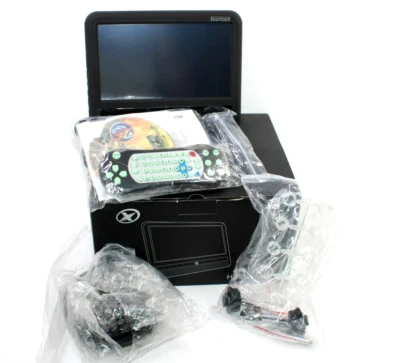 Xtrons HD9S - Headrest DVD Player with Game Disc And Game Controller Remote - Image 1 of 4