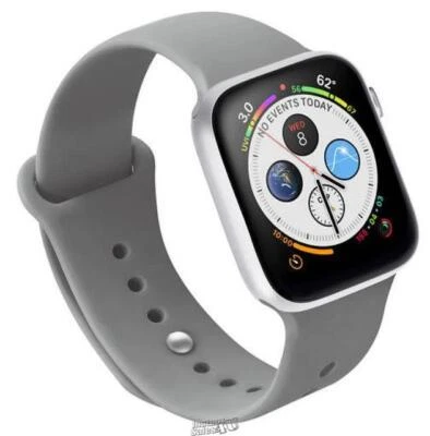 Correa de silicona para Apple Watch Naztech 38/40 mm de hormigón Foto 1 de 2