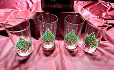 Vintage "Holiday Magic" Christmas Beverage Glasses - Set of 4 *NIB*
