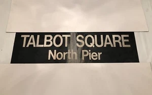 Talbot Square North Pier - Blackpool Vintage Bus Jalousie März 1974 37 Zoll - Bild 1 von 8