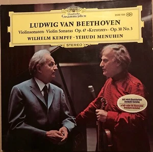 DG 2530 135 Beethoven Violin Sonatas Wilhelm Kempff Yehudi Menuhin NM/VG Germany - Picture 1 of 6