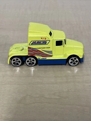 Camión de colección Hot Wheels 76 Big Rig Hi Bank Racing escala 1:64 coche fundido a presión KG JD Foto 1 de 4