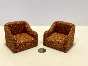 Bodo Hennig Pair of Flowered Armchairs - Vintage and Mint - Picture 1 of 6