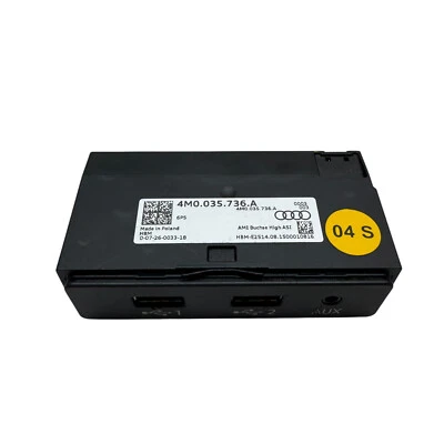 AUDI Q7 4M 2018 OEM CENTER CONSOLE DUAL USB AUX JACK PORT UNIT 4M0035736A Foto 1 de 4