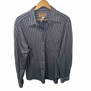 Vintage Replay Made In Italy Button Front Long Sleeve Shirt Fits Size Large - Picture 1 of 16