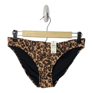 Aerie Leopard Print Bikini Bottom – Size Medium NWT Real Good Low Rise Swim - Picture 1 of 4