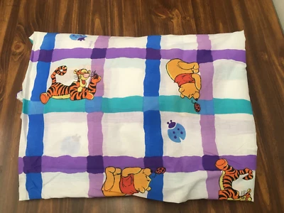 Sábana bajera vintage Winnie the Pooh cama doble TIGGER & POOH Foto 1 de 2