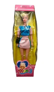 Vintage 1980s Wendy Fashion Doll 11.5” Walkman Side Ponytail Blonde NOS In Box - Picture 1 of 19