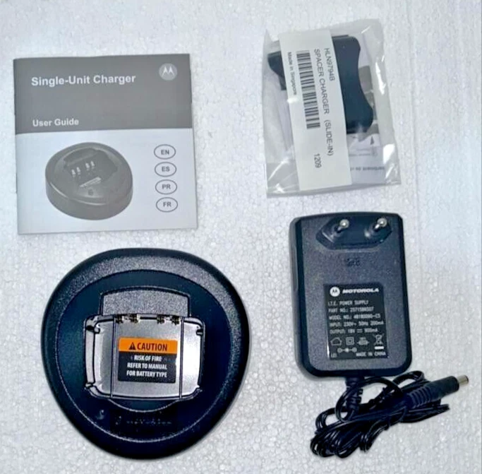 HTN9000D Battery Charger New 2Set Motorola Radio GP340 PR860 PTX760 HT750 MTX850 - Image 1 of 4