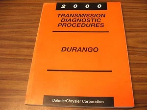 Used 2000 Durango Manual 99064 - Imagen 1 de 3
