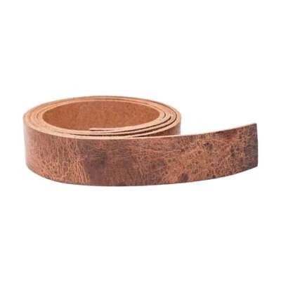 Buffalo Belt Strip 8/10oz Vintage Tan 48–55" | Springfield Leather Company - Image 1 of 4