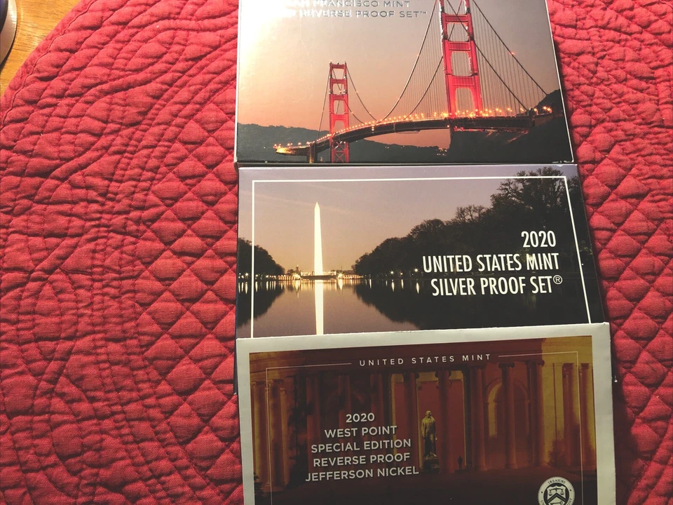 2020s Silver Proof Set With West Point Nickel & 2018 Reverse Silver Proof Set. - Image 1 of 1