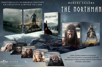 The Northman 4K Ultra HD Collector's Edition Steelbook EXCLUSIVE LIMITED 2000! - Image 1 of 4