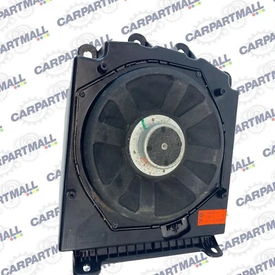 BMW 545i 2004 2005 sistema de sonido de graves centrales izquierdo altavoz subwoofer audio fabricante de equipos originales Foto 1 de 4