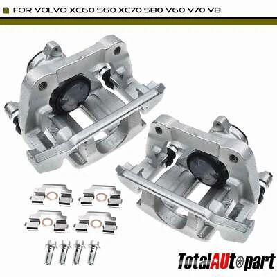 2x pinça de freio a disco com suporte para Volvo XC60 S60 XC70 S80 V60 traseira LH e RH - Imagem 1 de 4