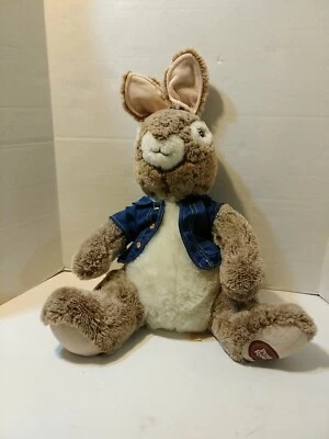 Dan Dee PETER RABBIT Peluche Con Chaqueta Azul 21" Coleccionistas Peluche Conejito - CG Foto 1 de 4