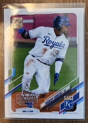 2021 Topps Employee Edition Franchy Cordero Rare Parallel #648 Royals Parallel - Image 1 of 2