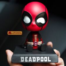 Anime Movie Deadpool Sitting Cute Action Figure Statue Toy Gift car decor