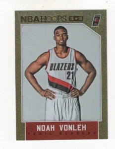 2015-16 NBA HOOPS BASKETBALL GOLD NOAH VONLEH PORTLAND TRAIL BLAZERS #126 - Picture 1 of 6