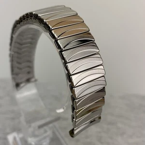 Vintage Duchess USA Watch Bracelet Stretch Strap Band 16mm Scalloped Texture EUC - Picture 1 of 14