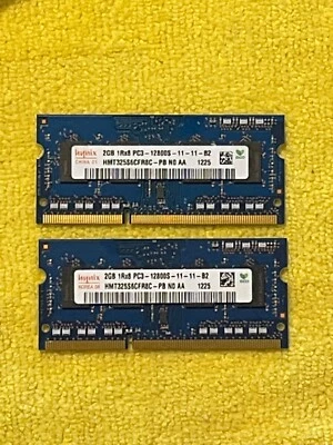 Apple OEM 4GB RAM Kit (2x 2GB)—2011 2012 MacBook Pro+Mini+iMac 1600MHz PC3-12800 - Image 1 of 4