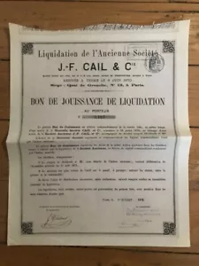 RARE = J-F CAIL & Cie, Matériel ferroviaire 1870 (E3) - Bild 1 von 1