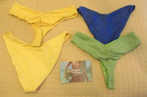 DIPPIN DAISYS WOMENS BATHING SWIM SUIT BOTTOMS SIZE LARGE ASSORTED LOT OF 4 - Picture 1 of 5