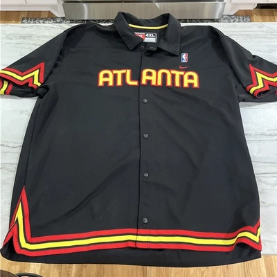 Vintage Atlanta Hawks Shirt Mens 4XL Nike NBA Shooting Jersey Warm Up Y2K *PICS* - Image 1 of 4