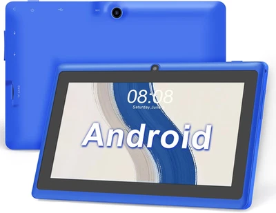 Tablet 7 Pollici Android, Doppia Fotocamera, Wifi, Bluetooth, Blu - Immagine 1 di 4