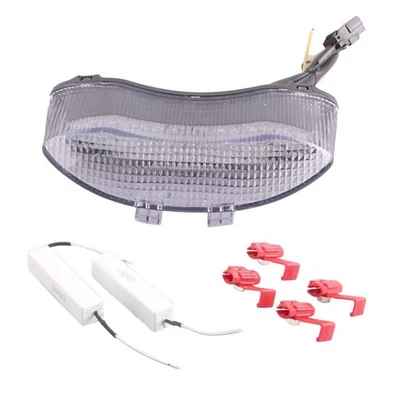 Clear LED Tail Light Integrated Turn Signals For Daytona 675 05-10 - Image 1 of 4