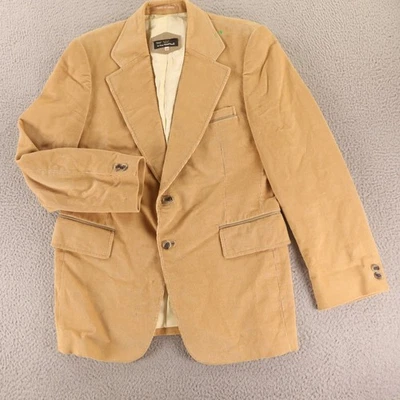 Chaqueta Cortefiel M 42R Blazer Pana Algodón Marrón Tostado Hecho en España Abrigo Deportivo Foto 1 de 4