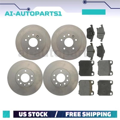 Комплект передних задних тормозных дисков + тормозных колодок для Saab 900 1997 1998 - Изображение 1 из 4